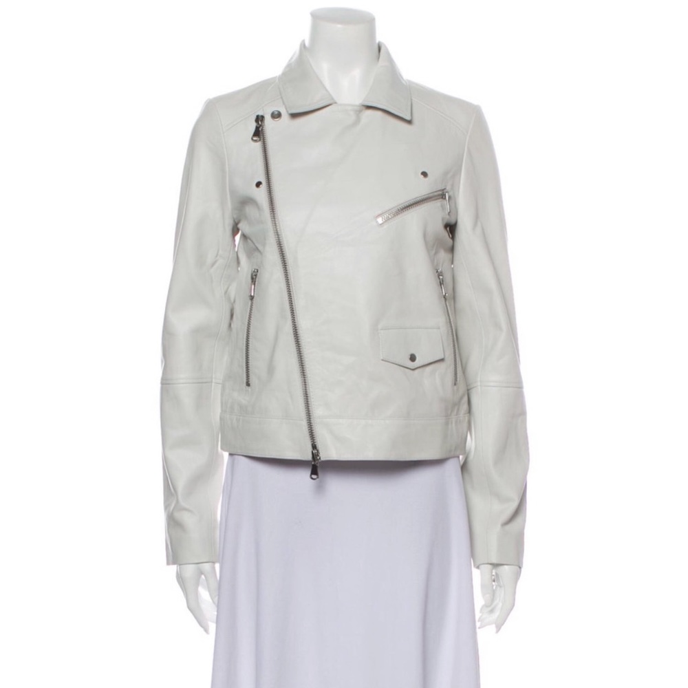 J Brand Lamb Leather Biker Jacket